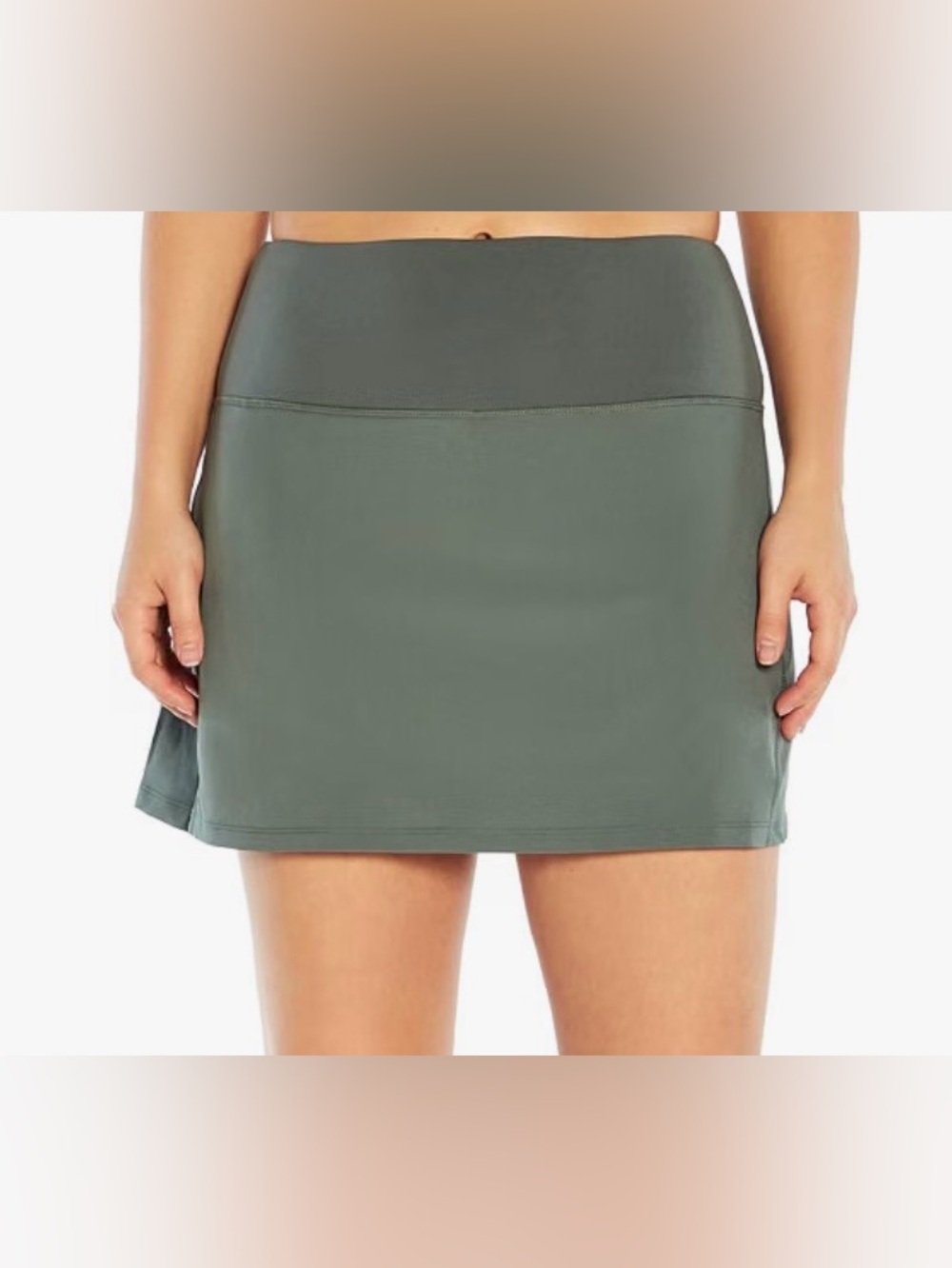 Women’s Marika “Gracie” Athletic Skort in Balsam Green•Size Large